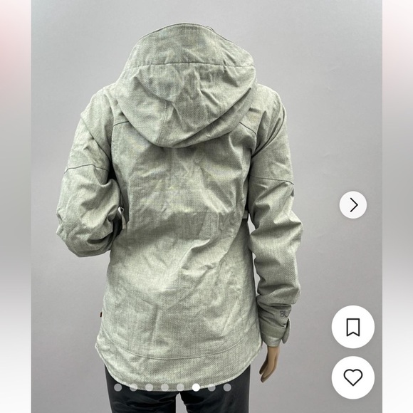 Burton Women's Grey Jacket size XL. Skiing snowboarding Winter D - Picture 4 of 12